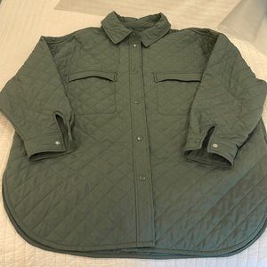 XL Old Navy Olive Shacket